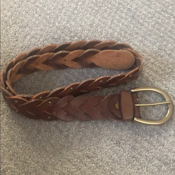 Guess braided leather belt with studs - Picture 1 of 8
